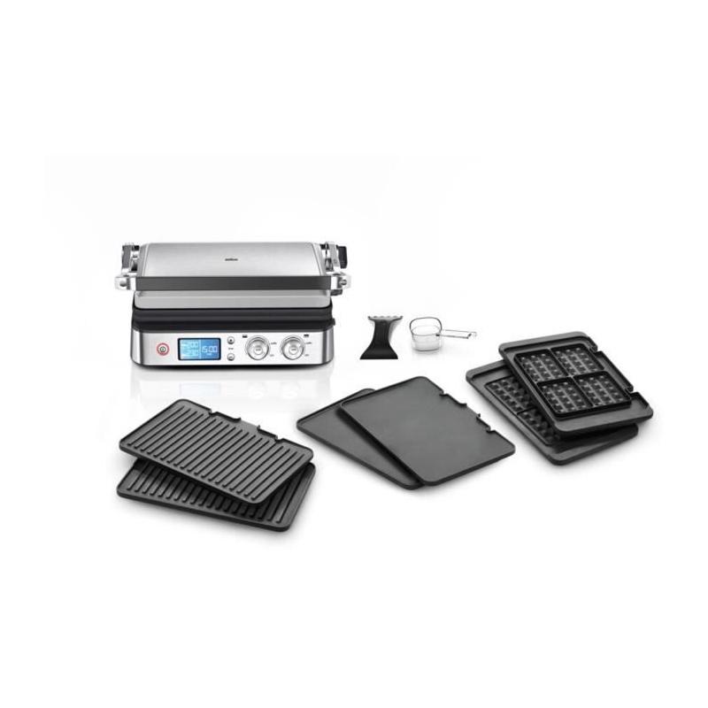 Grill multifonctions Braun - Multi Pro 9 - 2000W - Noir / Acier