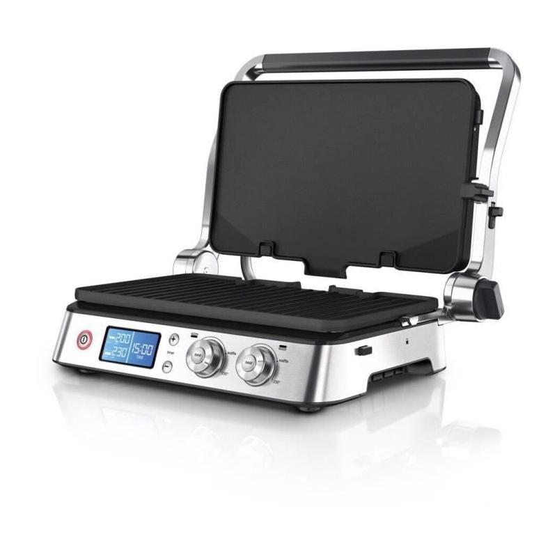 Grill multifonctions Braun - Multi Pro 9 - 2000W - Noir / Acier