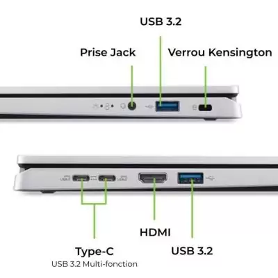 PC Portable ACER Aspire Go AG14-71P-57Z6 - Performances exceptionnelles