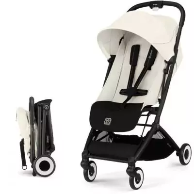 Poussette ultra compacte et confortable - CYBEX ORFEO - Blanc Canvas