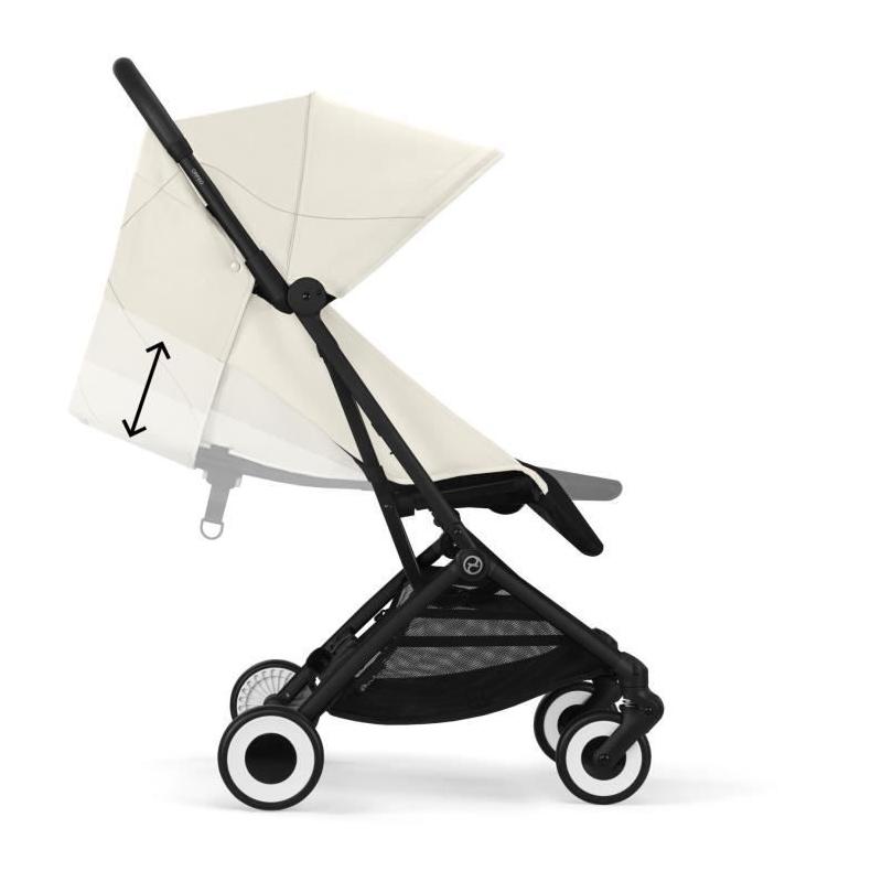 Poussette ultra compacte et confortable - CYBEX ORFEO - Blanc Canvas