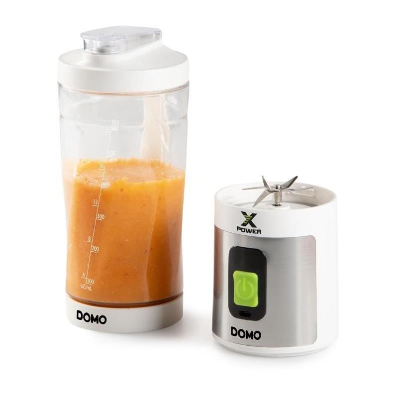 Mélangeur portable sans fil DOMO DO752BL - 120 W - Blanc