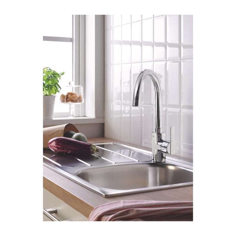 Mitigeur Evier Feel Chromé 32670002 : design et performance