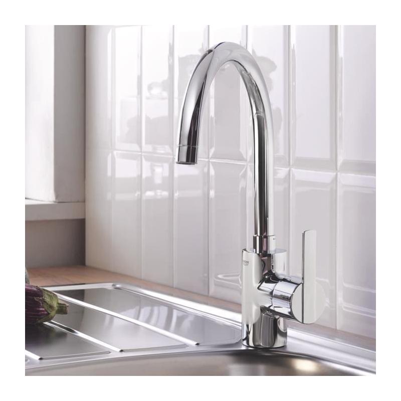 Mitigeur Evier Feel Chromé 32670002 : design et performance
