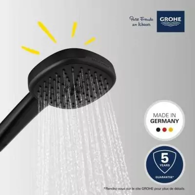 Pommeau de douche GROHE Vitalio Comfort 110 - 2 jets - Noir