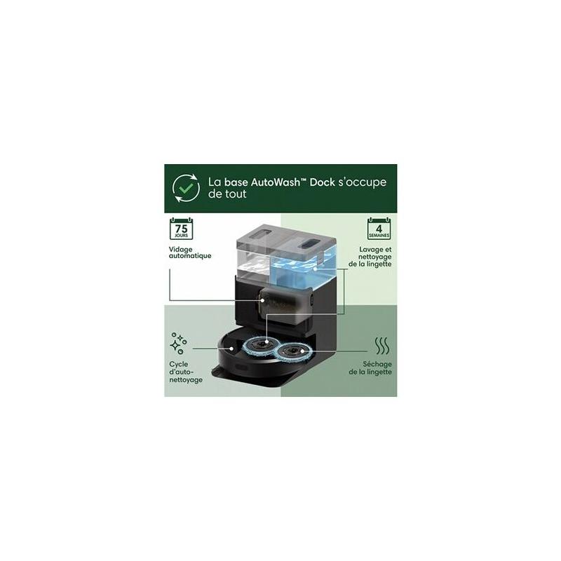 Aspirateur Robot Intelligent - iRobot Roomba Plus 405 - Noir