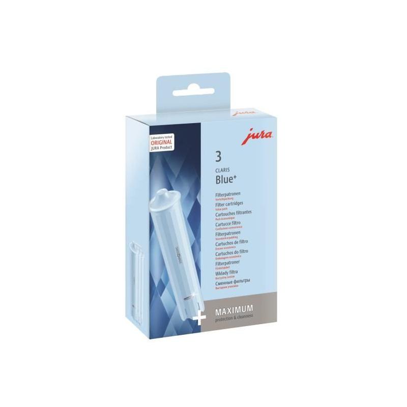 Cartouche filtrante JURA CLARIS Blue - Boite de 3 : purifiez votre eau !