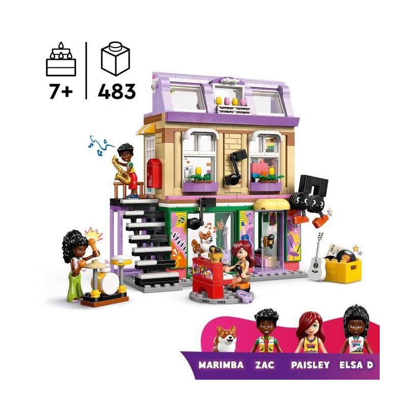 LEGO Friends 42653: Magasin de Musique et Appartement - jeu de construction