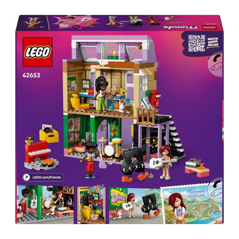 LEGO Friends 42653: Magasin de Musique et Appartement - jeu de construction