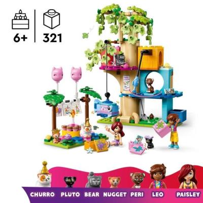 LEGO Friends 42666: Fête d'Anniversaire et Arbre à Chats - Jeu Filles 6 Ans