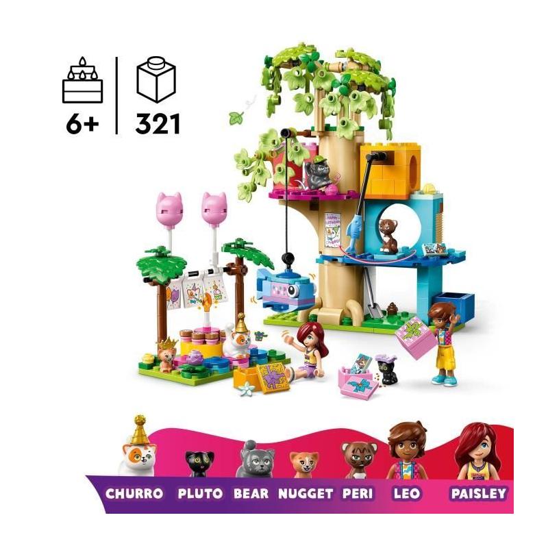 LEGO Friends 42666: Fête d'Anniversaire et Arbre à Chats - Jeu Filles 6 Ans