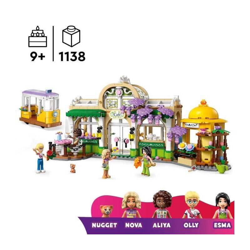 LEGO Friends 42671: Café et Kiosque à Fleurs - Jeu de Construction fun