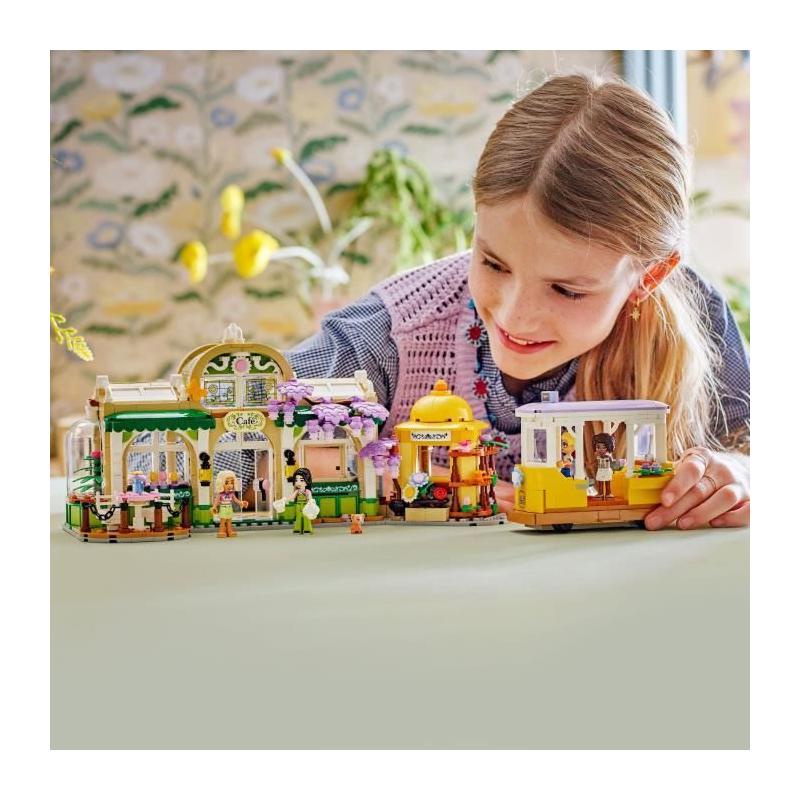 LEGO Friends 42671: Café et Kiosque à Fleurs - Jeu de Construction fun