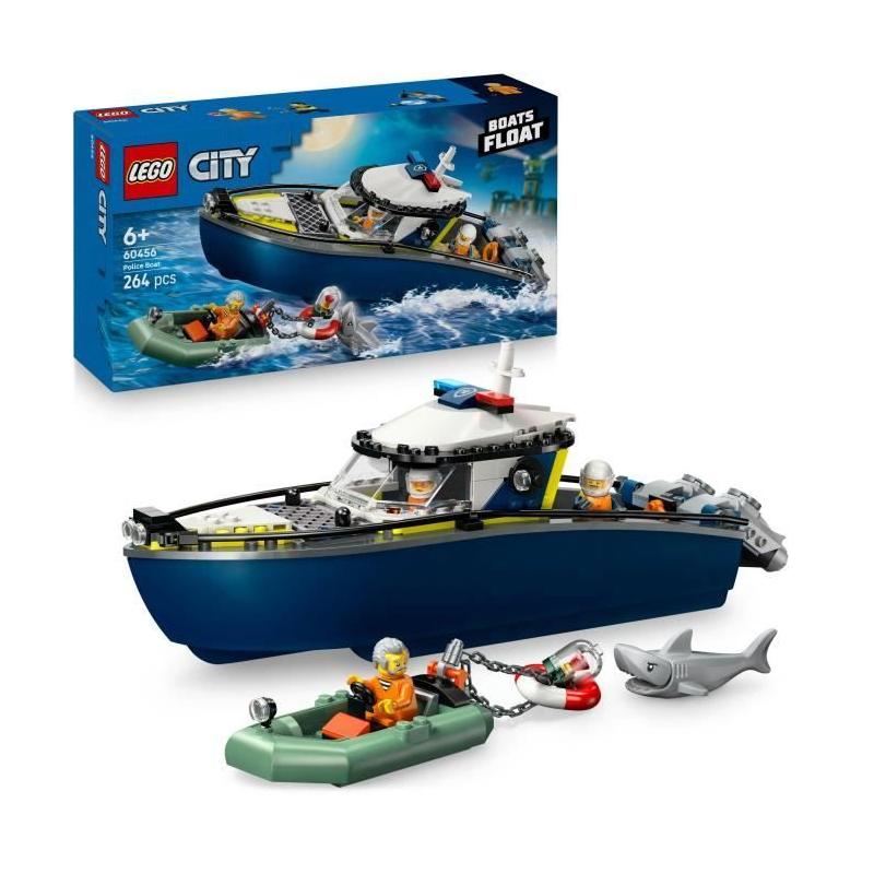 LEGO City 60456: Course-Poursuite en Bateau de Police!