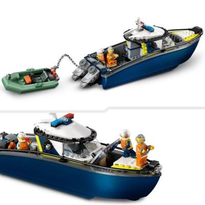 LEGO City 60456: Course-Poursuite en Bateau de Police!