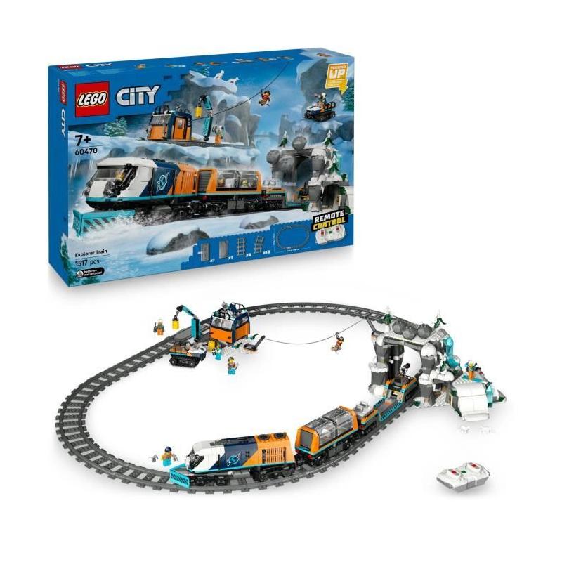 LEGO City 60470: Train Express des Explorateurs en Arctique