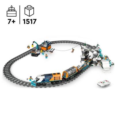 LEGO City 60470: Train Express des Explorateurs en Arctique