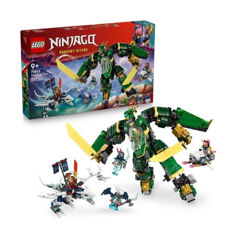 LEGO NINJAGO 71845: L'Avion-Robot De Lloyd pour les Experts en Construction