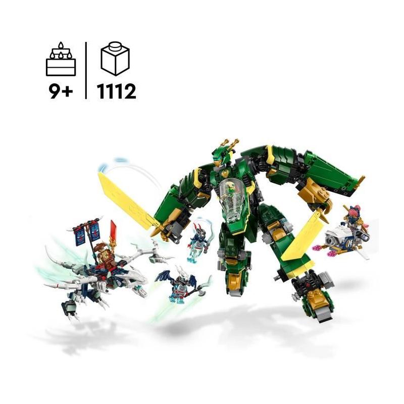 LEGO NINJAGO 71845: L'Avion-Robot De Lloyd pour les Experts en Construction