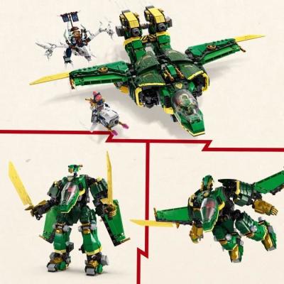 LEGO NINJAGO 71845: L'Avion-Robot De Lloyd pour les Experts en Construction