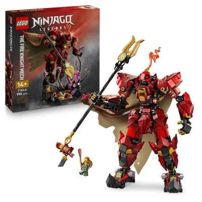 LEGO NINJAGO 71846 Le Robot du Chevalier de Feu - Un Jeu de Construction Enflamme l'Imagination
