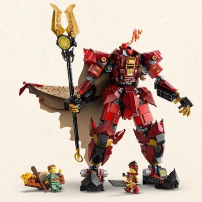 LEGO NINJAGO 71846 Le Robot du Chevalier de Feu - Un Jeu de Construction Enflamme l'Imagination