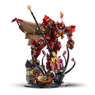 LEGO NINJAGO 71846 Le Robot du Chevalier de Feu - Un Jeu de Construction Enflamme l'Imagination