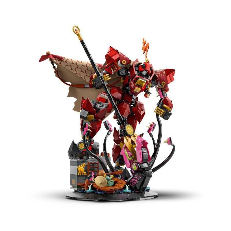 LEGO NINJAGO 71846 Le Robot du Chevalier de Feu - Un Jeu de Construction Enflamme l'Imagination