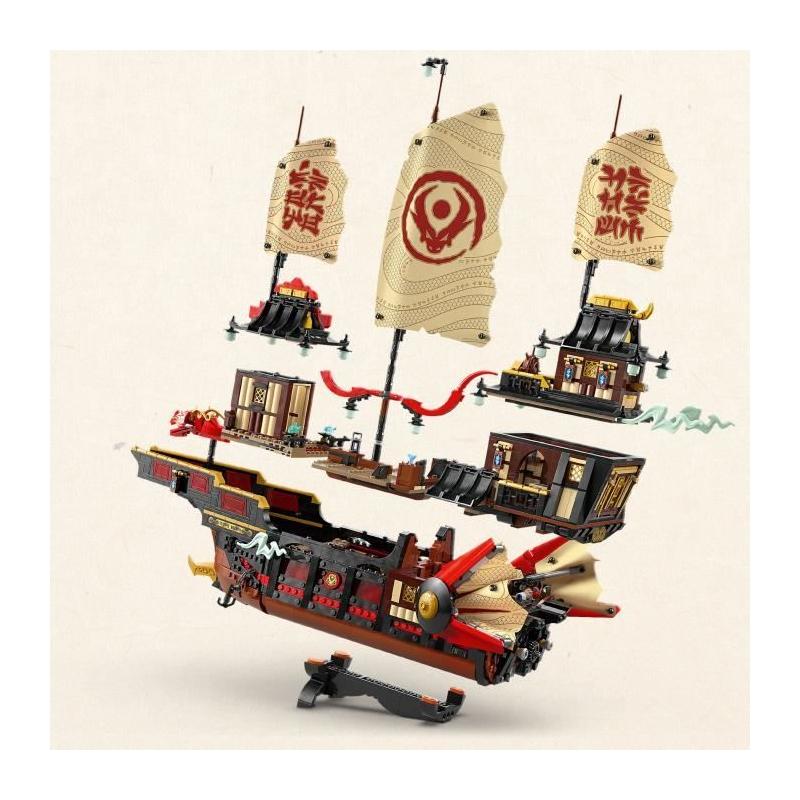 LEGO NINJAGO 71848 Le Temple Bounty - Bateau des 14 ans