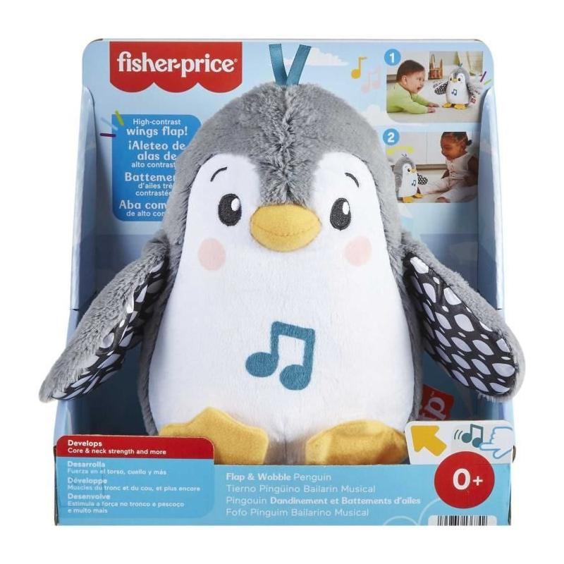 Pingouin d'éveil Fisher-Price : une peluche musicale hors du commun !