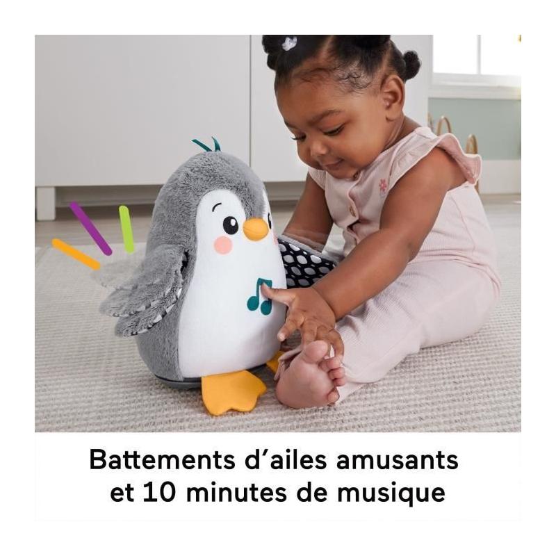 Pingouin d'éveil Fisher-Price : une peluche musicale hors du commun !