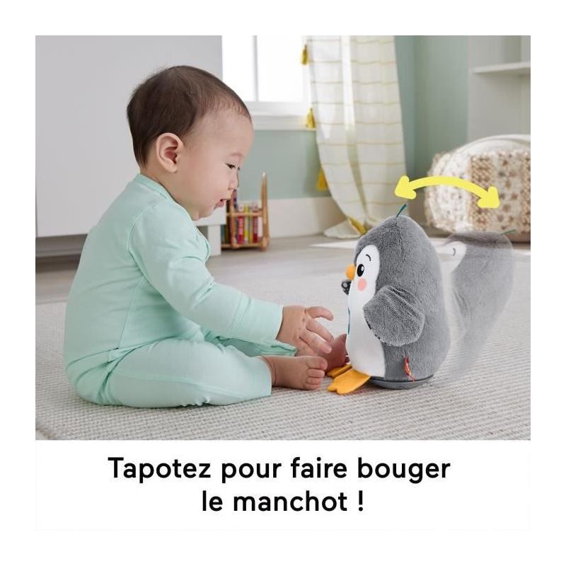 Pingouin d'éveil Fisher-Price : une peluche musicale hors du commun !