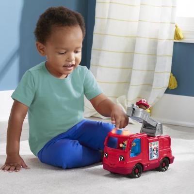 Camion pompier Fisher-Price Little People multilingue HYR88