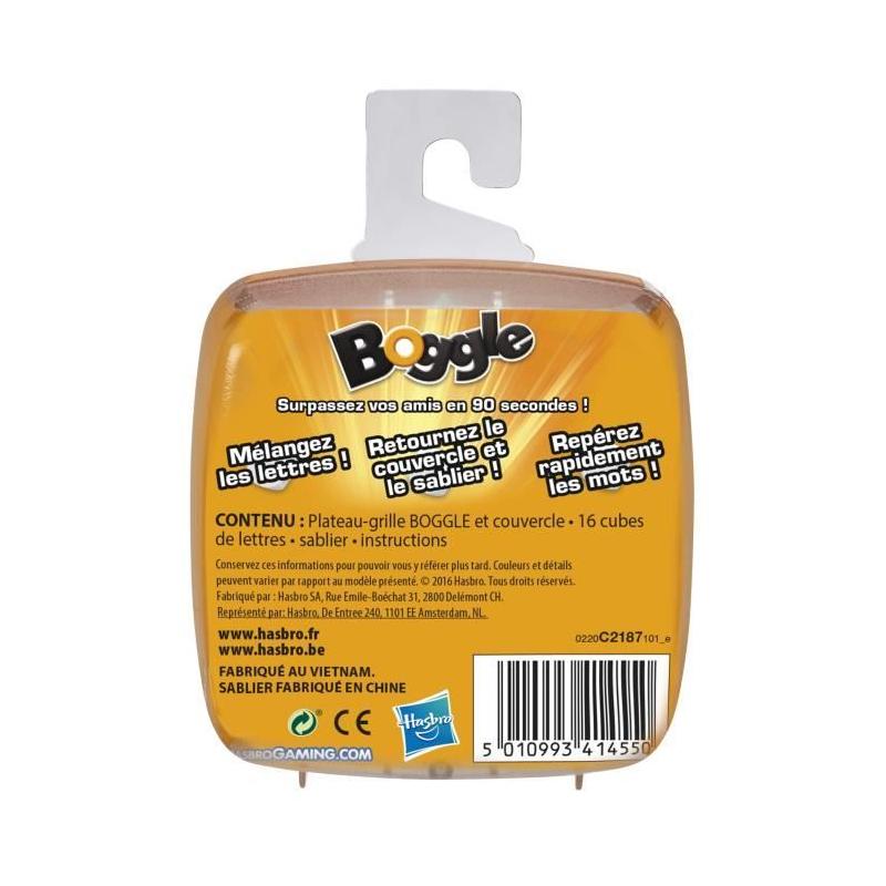 Jeu de voyage pour petits et grands: Boggle Hasbro