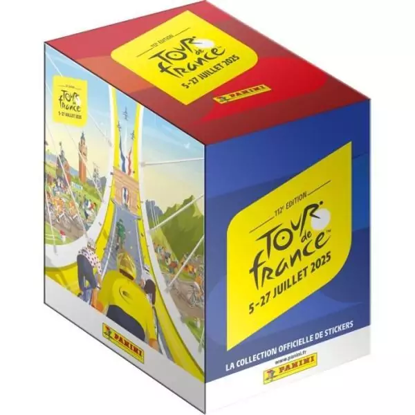 Boîte - PANINI - TOUR DE FRANCE 2025 - 36 pochettes - 180 stickers