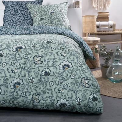 Parure de lit TODAY Sunshine Bleu 220x240 cm - Coton naturel - Autres motifs