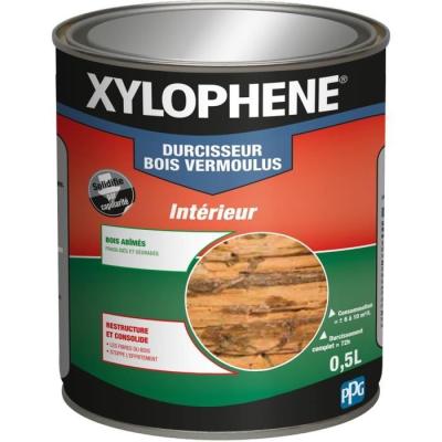 Durcisseur bois vermoulus XYLOPHENE 0,5 L - Traitement efficace
