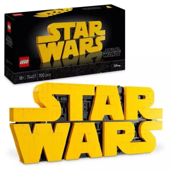 LEGO Star Wars 75407 Logo De Star Wars En Briques - Set De Construction Pour Adulte – Déco