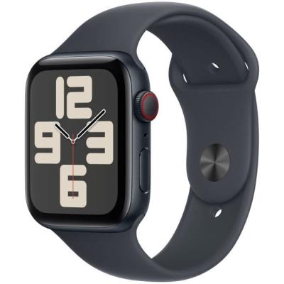 Apple Watch SE GPS + Cellular - 44mm - Boîtier Midnight Aluminium - Bracelet Midnight Sport Band - S/M