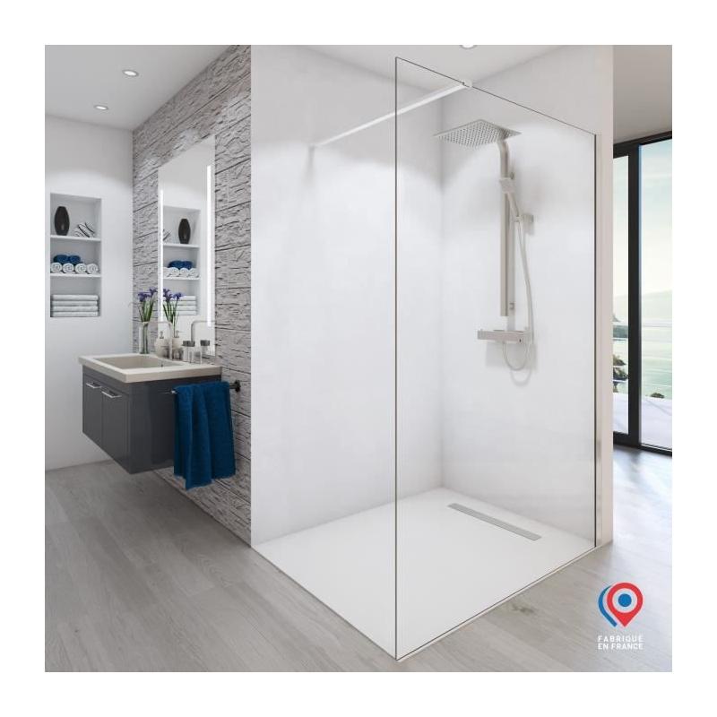 Paroi de douche AURYS BALEARES - Verre Timesless clair 6 mm