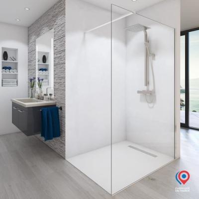 Paroi de douche AURYS BALEARES - Verre clair 6 mm - L.198 x l.100 cm