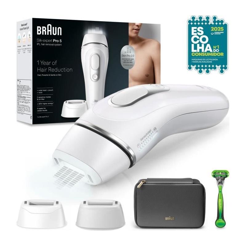 Épilation sans compromis avec l'Epilateur IPL Braun PL5145