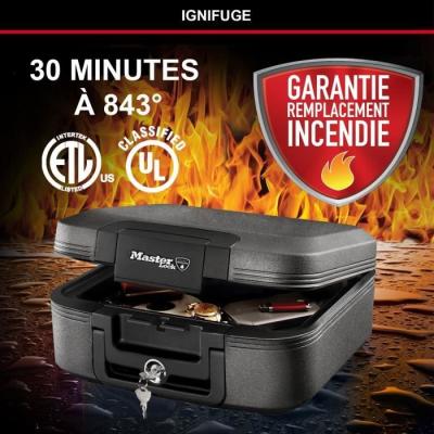 Coffre-fort ignifuge et étanche Master Lock - Medium