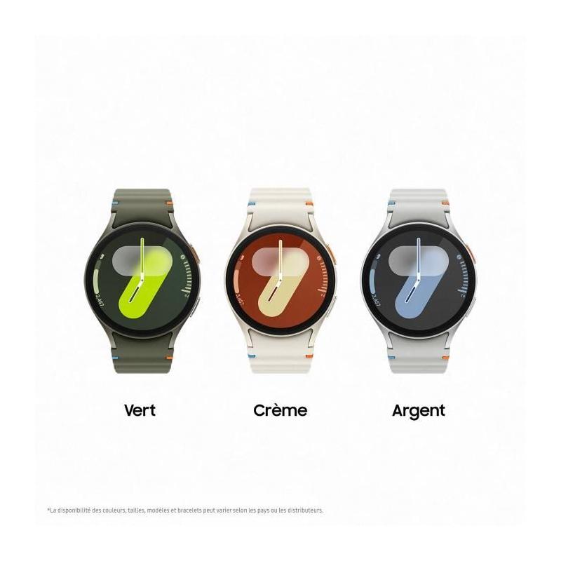 Montre connectée Samsung Watch7 44mm Vert Kaki : le must-have intelligent!