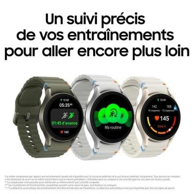 Montre connectée Samsung Watch7 44mm Vert Kaki : le must-have intelligent!