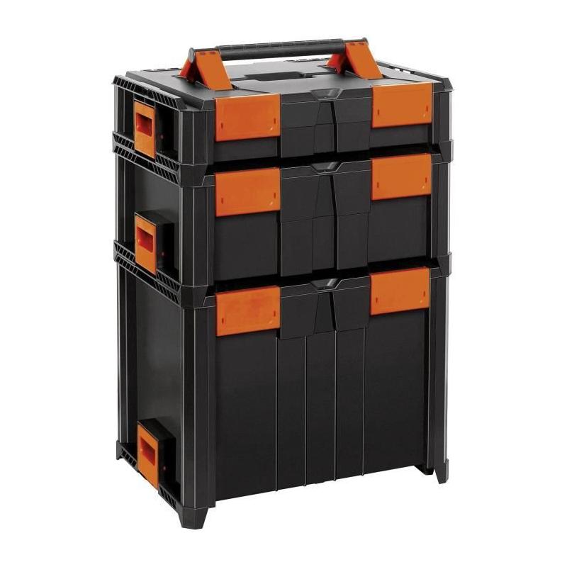 Coffret professionnel emboîtable TOOD ABS 46x34x36 cm