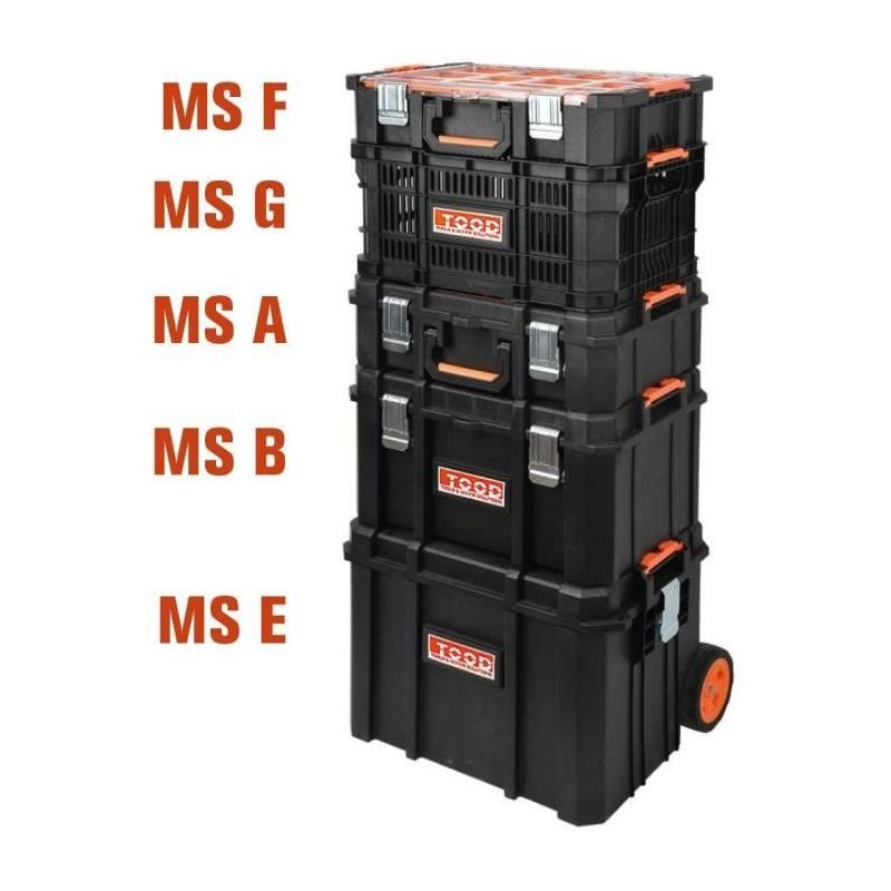 Panier modulaire TOOD - Transport facile - 53x34x25 cm