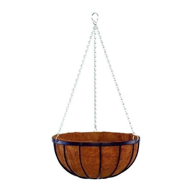 Pot Suspendu + coco - GARDEN ID Georgian - Ø30 H17 cm - Premium - Structure solide