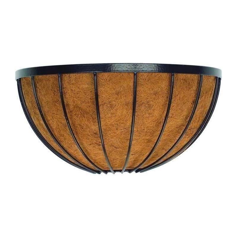 Pot de fleur mural en coco - GARDEN ID Georgian - 40x20 H20 cm