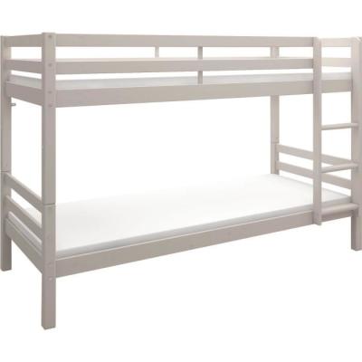 Lits superposés enfant séparables - Pin massif gris clair